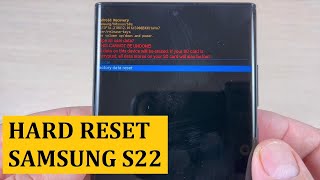 How to HARD RESET Samsung S22  S22  S22 Ultra [upl. by Floro]