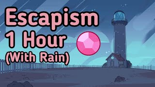 Steven Universe  ‘Escapism’ Instrumental  1 Hour With Rain [upl. by Sou]