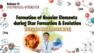 FORMATION OF HEAVIER ELEMENTS  STELLAR NUCLEOSYNTHESIS  SCIENCE 11  PHYSICAL SCIENCE [upl. by Orrin]