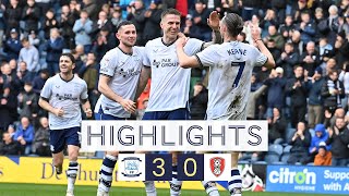 Highlights PNE 3 Rotherham United 0 [upl. by Rossing895]