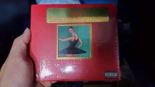 Kanye West  My Beautiful Dark Twisted Fantasy Deluxe Edition CD unboxing [upl. by Artied]