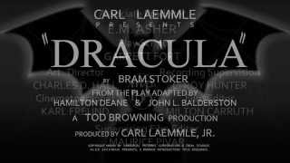 Dracula 1931 Title Remake [upl. by Nnod845]