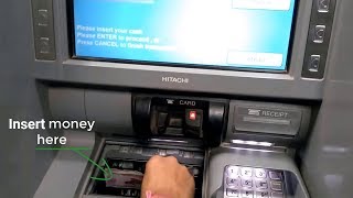 How to deposit money in ATM  CDM machine [upl. by Olenka]