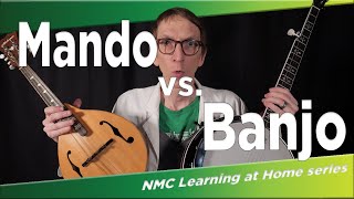 NMC Learning at Home Mandolin vs Banjo [upl. by Ahsenak194]