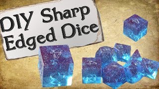 How to Make Your Own Dice Set  Sharp Edge quotGemquot Dice [upl. by Silvester]