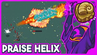 Overpowered Helix Shotgun Flamethrower Deletes Bosses  NIMRODS Guncraft Survivor [upl. by Hyo136]