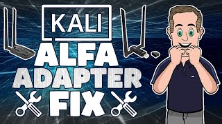 Kali Linux WiFi Alfa Adapter Fix [upl. by Lipinski]