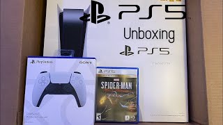 PlayStation 5 Unboxing l GameStop Preorder Bundle [upl. by Hendrika]