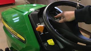 How to start and operate a John Deere X350 [upl. by Buyse]