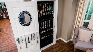 How to DIY a BuiltIn Jewelry Organizer [upl. by Aisatsanna]