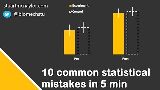 Ten Statistical Mistakes in 5 Min [upl. by Notgnirrab384]