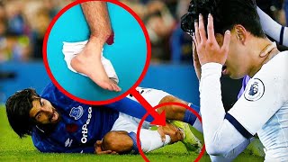 Andre Gomes Gruesome Injury Leaves Players In Tears [upl. by Waldman]