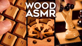 ASMR Beautiful WOOD TRIGGERS to Make You Super Sleepy [upl. by Asillem]