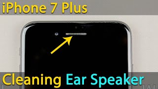 iPhone 7 Plus Cleaning the speaker [upl. by Tham]