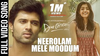 Neerolam Mele Moodum Video Song  Dear Comrade Malayalam  Vijay DeverakondaRashmikaBharat Kamma [upl. by Ainav]