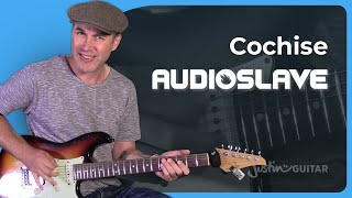 How to play Cochise by Audioslave on guitar [upl. by Ahnavas]