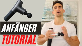 Massagepistole  richtige Anwendung Tutorial 2021 [upl. by Waynant178]