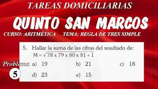 RAZONAMIENTO MATEMÁTICO  RAZONAMIENTO INDUCTIVO  TAREA 01 II BIMESTRE PROBLEMA 5 [upl. by Ahseined]