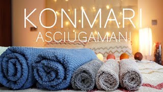 COME PIEGARE ASCIUGAMANI IN PERFETTO STILE SPA  METODO KONMARI [upl. by Assetan]