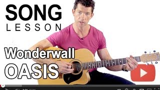 How to Play Wonderwall by Oasis with Mark McKenzie [upl. by Hayidah768]