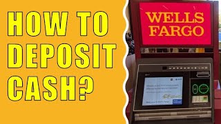 How to deposit money in ATM Wells Fargo [upl. by Samuela]