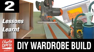 DIY Fitted Wardrobe Build  Lessons Learnt Video 2 [upl. by Tomasz]