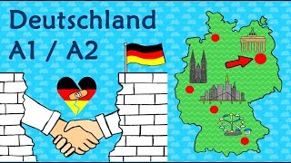 Deutsch A1  A2 Deutschland  Geographie amp Kultur  Learn German Geography amp Culture in Germany [upl. by Redlac]