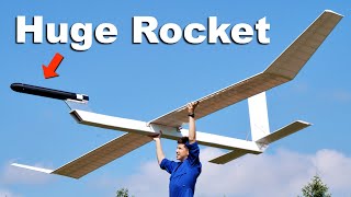 Building a HIGH POWER Rocket Glider [upl. by Litnahs]