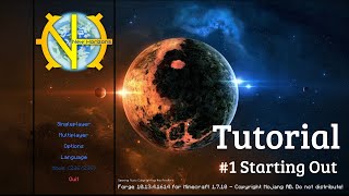 Gregtech New Horizons Tutorial  1  Starting Out [upl. by Addiel]