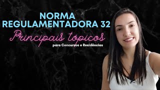 Norma Regulamentadora 32 NR 32 [upl. by Hessney]