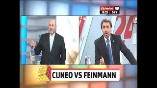 Eduardo Feinmann versus Santiago Cúneo [upl. by Rigdon989]