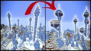 Lets Transform Minecraft ICE SPIKES [upl. by Arek313]