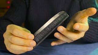 ASMR Hair Comb Sounds Very Tingly Binaural [upl. by Rollet]