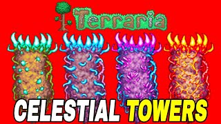 Terraria How To Beat amp Defeat Celestial Pillars EASY Guide Easiest Way Tutorial [upl. by Rodd]