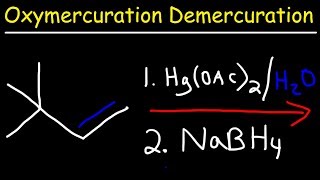 Oxymercuration Demercuration Reaction Mechanism [upl. by Mikeb417]