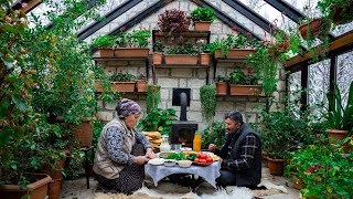 TRADITIONAL AZERBAIJANI BREAKFAST  Tandoori Bread and Eggs [upl. by Gaston]