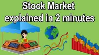 STOCK EXCHANGE EXPLAINED IN 2 MINUTES [upl. by Julietta]