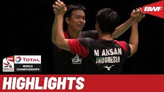 TOTAL BWF World Championships 2019  Finals MD Highlights  BWF 2019 [upl. by Nov]