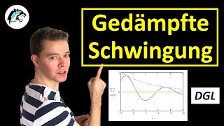 Die gedämpfte Schwingung mit DGL  Physik Tutorial [upl. by Erasmus]