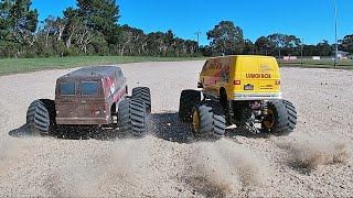 Tamiya Lunch Box and Kyosho Mad Van Shenanigans [upl. by Lumbye]