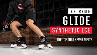 Extreme Glide Synthetic Ice by HockeyShot  The Closest Surface To Real Ice On The Market [upl. by Ardnasirhc]