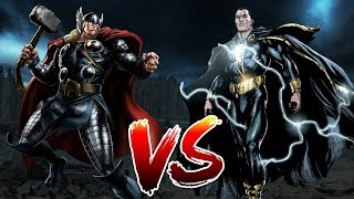 Thor VS Black Adam [upl. by Mehitable]