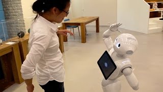 Meet Pepper the Friendly Humanoid Robot [upl. by Chem]