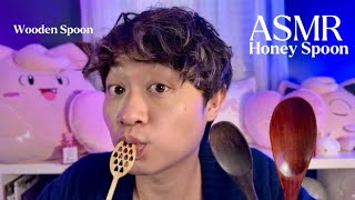 Scooping Your Face to Help You Sleep 💤 Wooden Spoons 🪵🥄 ASMR [upl. by Malin]