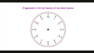 Les heures et demiheures [upl. by Aisitel59]