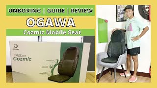 OGAWA COZMIC PREMIUM MASSAGE SEAT  UNBOXING  GUIDE  REVIEW [upl. by Adnerak]