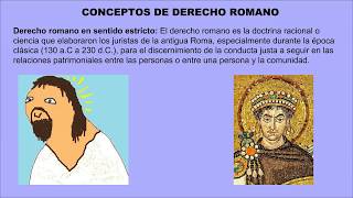 I Conceptos de derecho romano [upl. by Nyleve350]