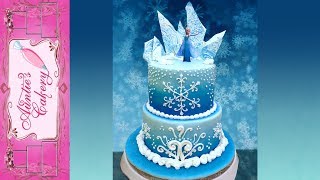 Disneys Frozen CakeAunties Style [upl. by Lock]