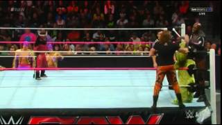 WWE Raw El Torito Vs Mini Gator [upl. by Audrit925]