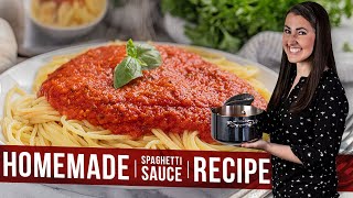 Homemade Spaghetti Sauce Recipe [upl. by Goeger911]